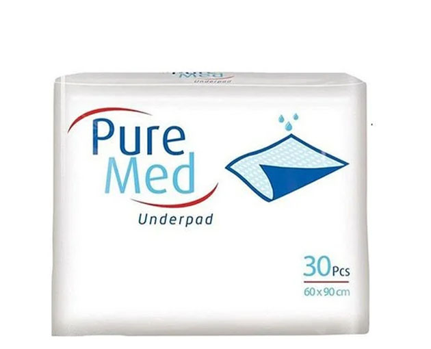 PUREMED ჰიგიენური ზეწარი 60X90